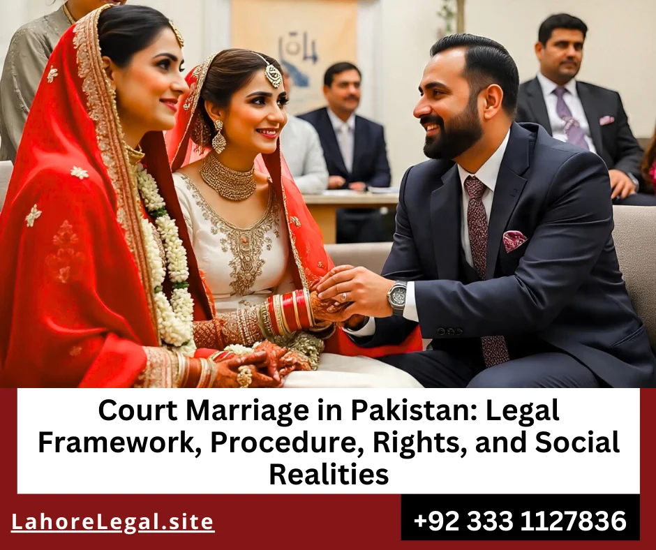 Required documents for court marriage in Pakistan CNIC affidavit witnesses